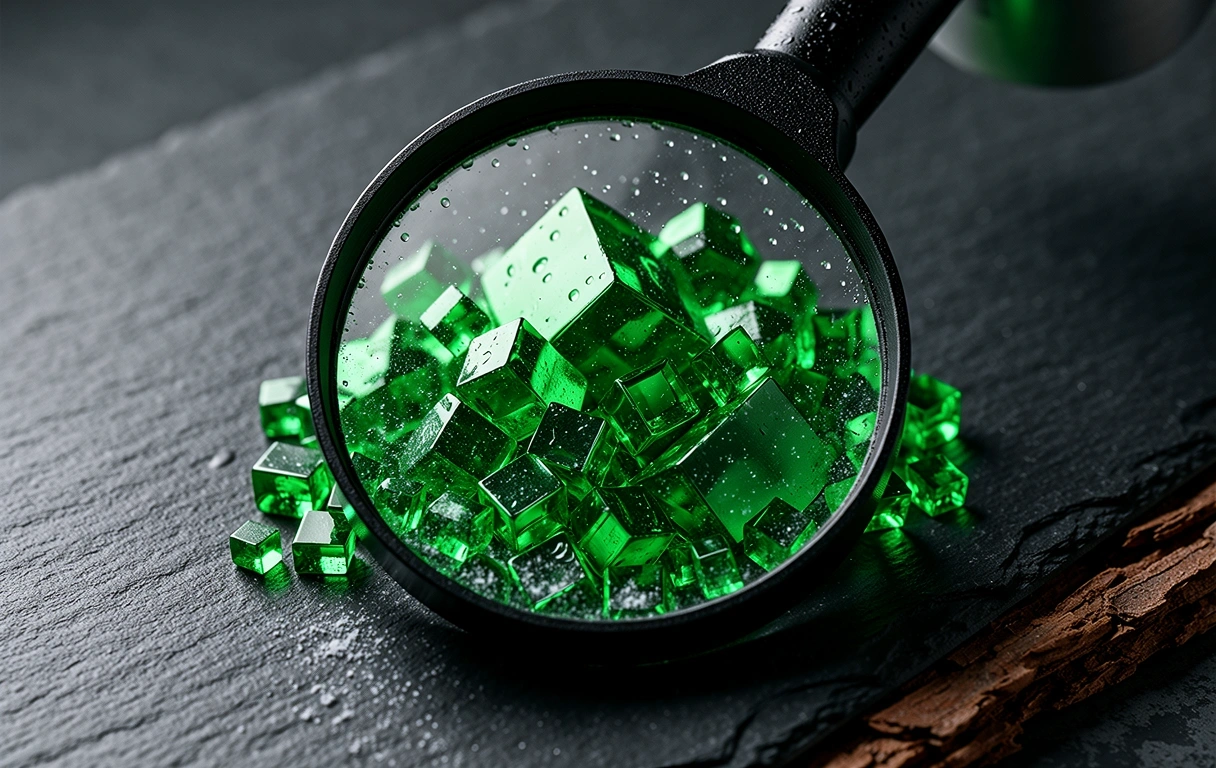 Mineral purity visual abstraction